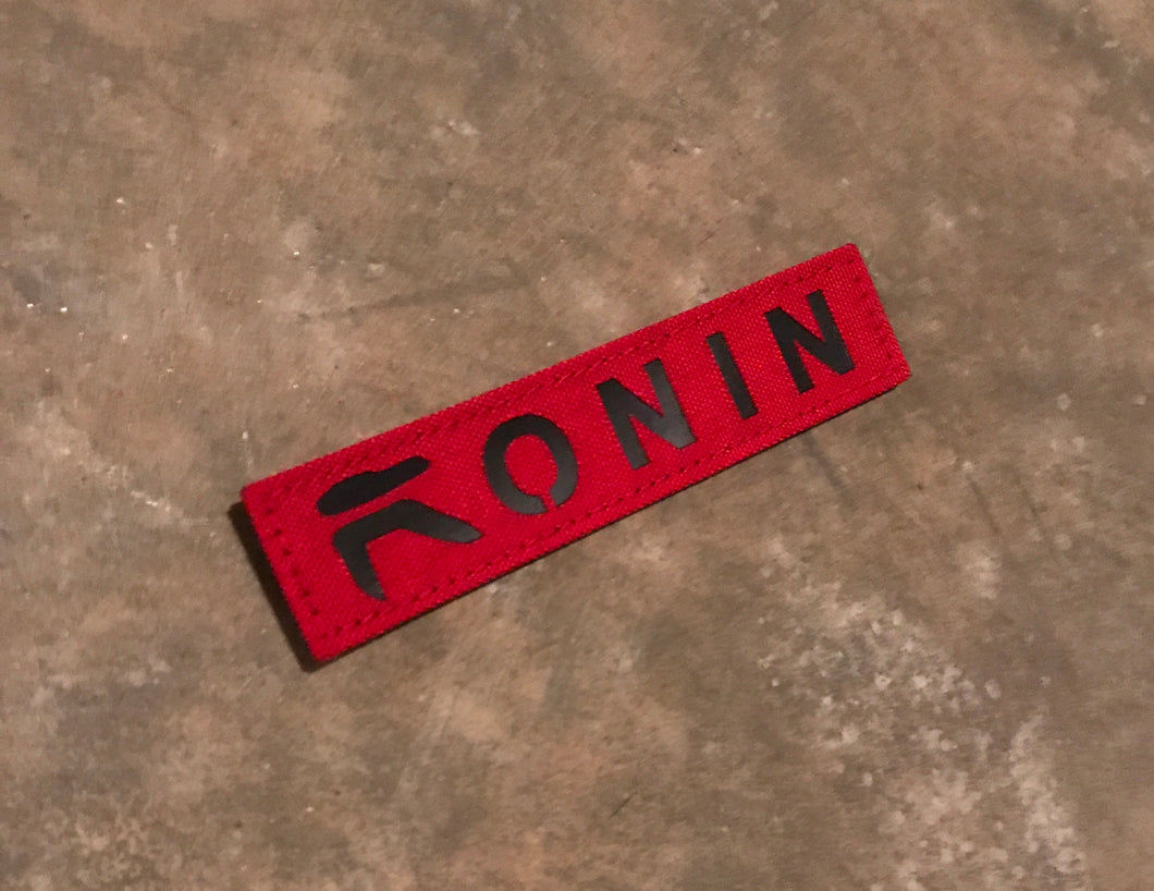 Ronin Black and Red Name Tape